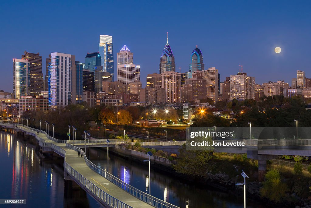 Philadelphia Skyline at Night