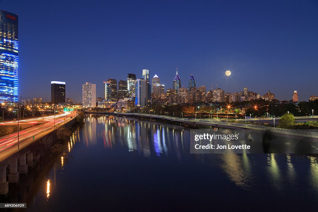 Philadelphia Skyline at Night