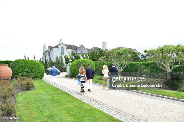 View of atmosphere at the Hamptons Magazine Memorial Day Celebration With Cover Star Hilary Swank Presented by Bespoke Real Estate on May 27, 2017 in...