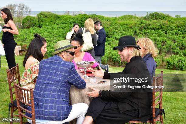 View of atmosphere at the Hamptons Magazine Memorial Day Celebration With Cover Star Hilary Swank Presented by Bespoke Real Estate on May 27, 2017 in...