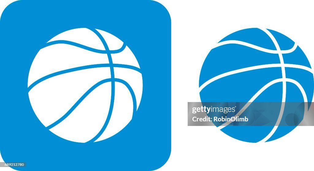 Blue Basketball Icons