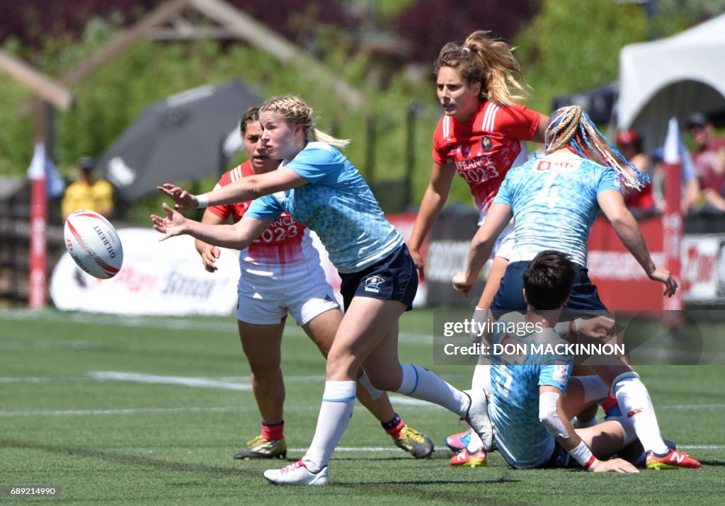 RUGBY-SEVENS-WOMEN-RUS-FRA