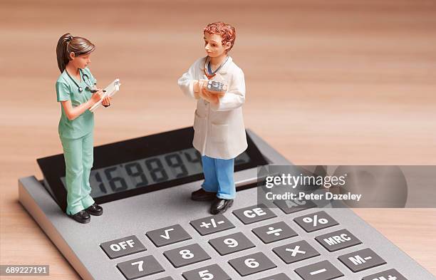 cost of medical insurance - figurine bildbanksfoton och bilder