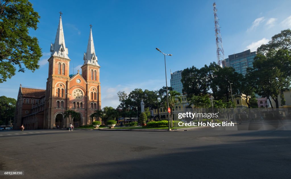 Notre-Dame Cathedral Basilica of Saigon, officially Cathedral Basilica of Our Lady of The Immaculate Conception is a cathedral located in the downtown of Ho Chi Minh City, Vietnam