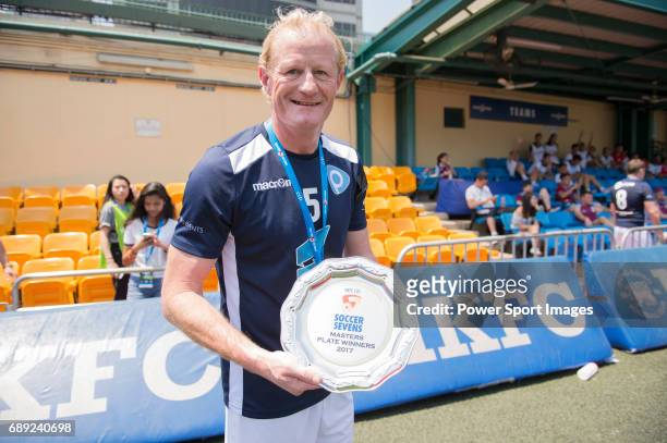 PlayonPROS team's Colin Hendry won the Masters Tournament Plate Final, during the HKFC Citi Soccer Sevens 2017 on May 28, 2017 at the Hong Kong...