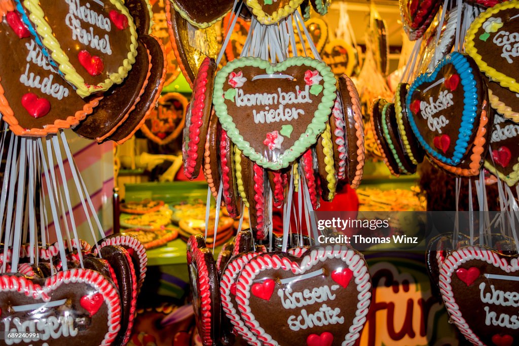 Heart shaped Lebkuchen ( Sweet Candy )