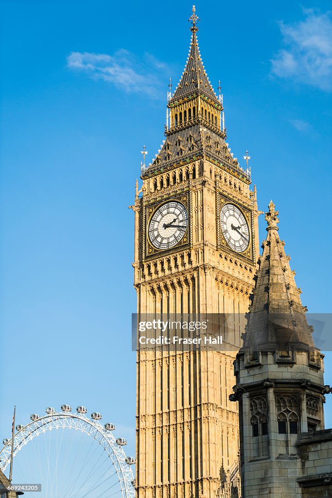 The Elizabeth Tower, Big Ben, Westminster, London