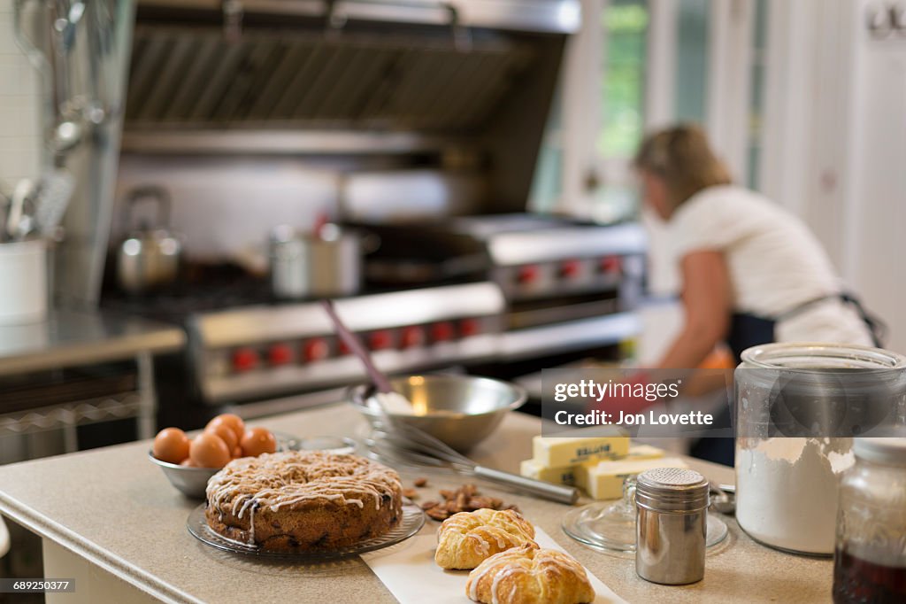 Baking in Home Kitchen