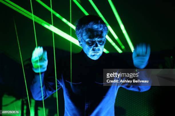 Jean-Michel Jarre Performs At Microsoft Theater at Microsoft Theater on May 27, 2017 in Los Angeles, California.
