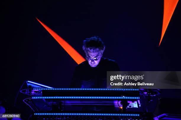 Jean-Michel Jarre Performs At Microsoft Theater at Microsoft Theater on May 27, 2017 in Los Angeles, California.