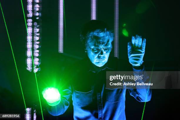 Jean-Michel Jarre Performs At Microsoft Theater at Microsoft Theater on May 27, 2017 in Los Angeles, California.