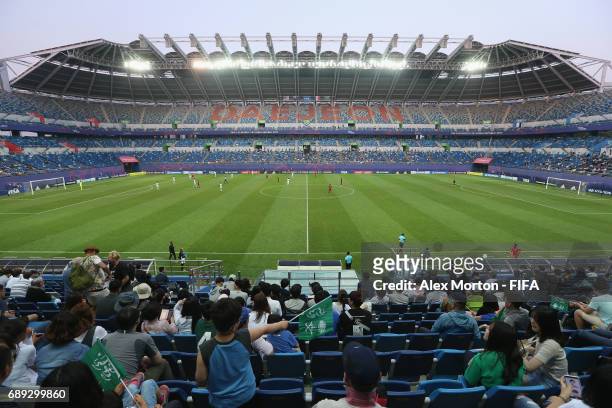 General view of the stadium during the FIFA U-20 World Cup Korea Republic 2017 group F match between USA and Saudi Arabia at Daejeon World Cup...