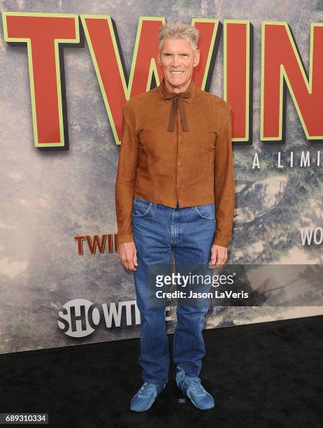 Actor Everett McGill attends the premiere of "Twin Peaks" at Ace Hotel on May 19, 2017 in Los Angeles, California.