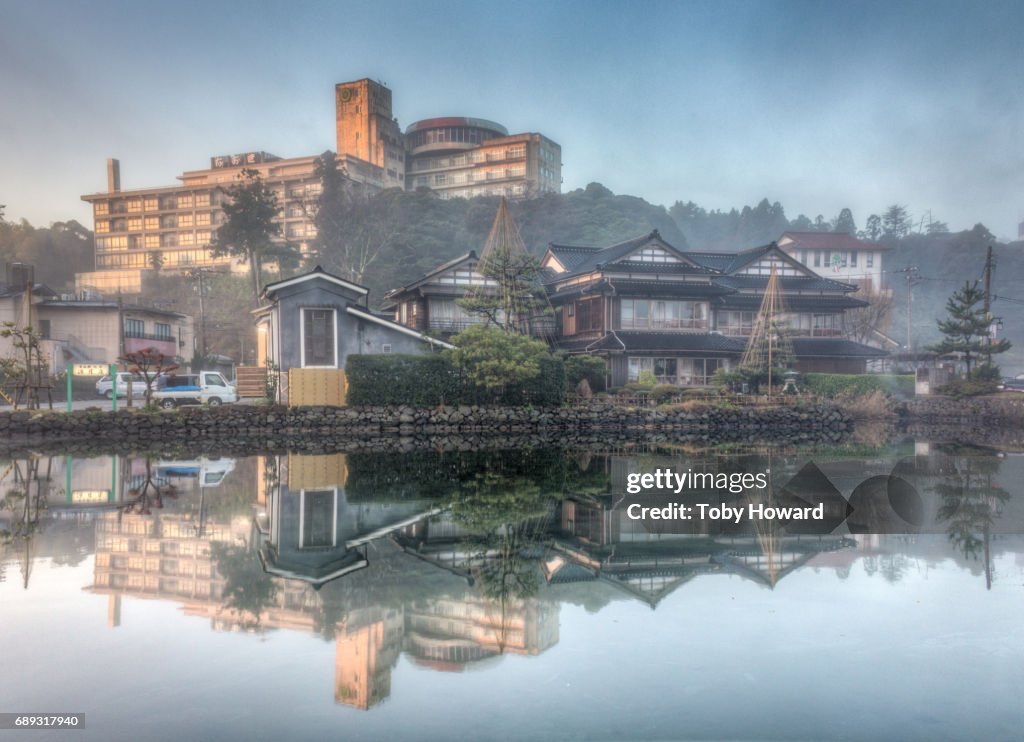 Wakura onsen, Japan, early morning rfeflections