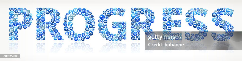 Progress Money Dollar And Finance Vector Button Pattern High-Res Vector ...