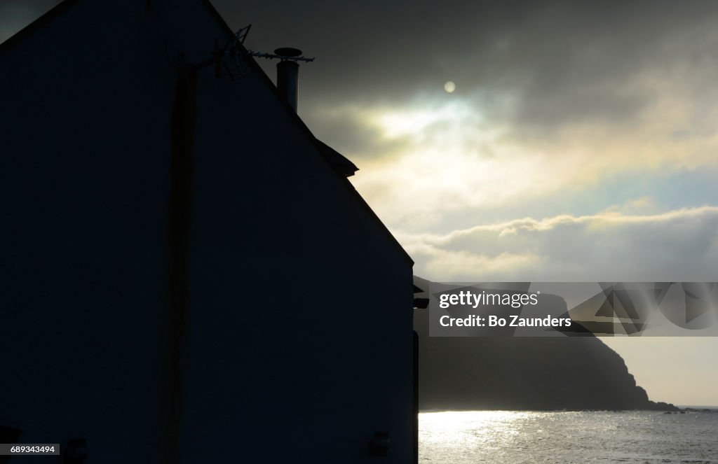 Moonlight on Scottish Coast