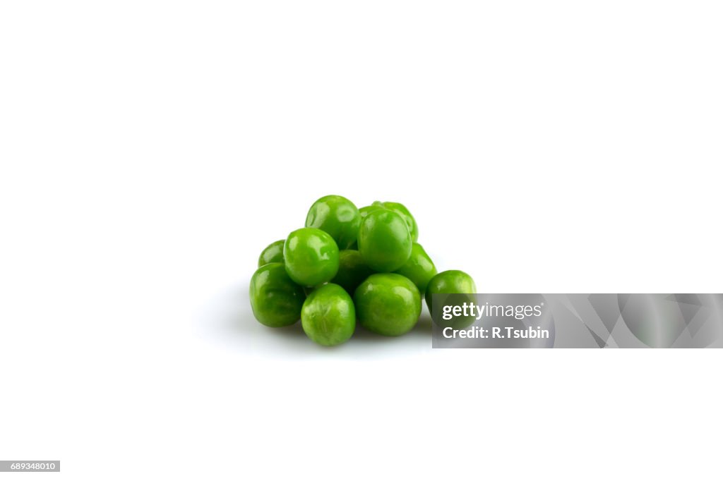 Heap of green wet pea