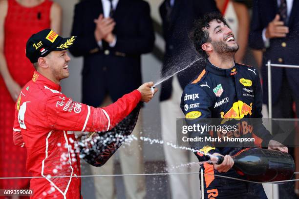 Danny Ric Vettel Rivalry Daniel Ricciardo Sebastian Vettel Photos and Premium High Res Pictures ...
