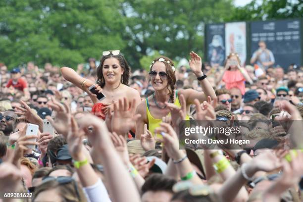 General view of the crowd at Day 2 of BBC Radio 1's Big Weekend 2017 at Burton Constable Hall on May 28, 2017 in Hull, United Kingdom.