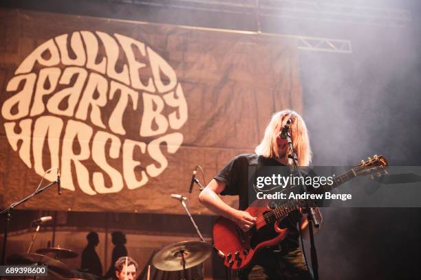 Of Pulled Apart By Horses performs at First Direct Arena Leeds on May 20, 2017 in Leeds, England.