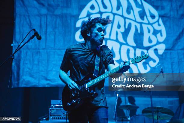 James Brown of Pulled Apart By Horses performs at First Direct Arena Leeds on May 20, 2017 in Leeds, England.