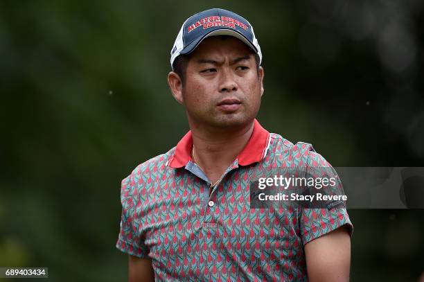 Yuta Ikeda of Japan walks off the 12th tee during the Final Round of the DEAN & DELUCA Invitational on May 28, 2017 in Fort Worth, Texas.