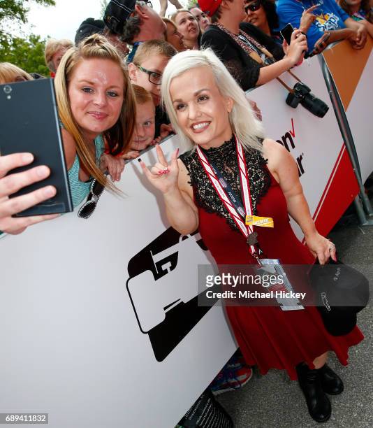 Terra Jole appears at Indy 500 at the Indianapolis Motor Speedway on May 28, 2017 in Indianapolis, Indiana.