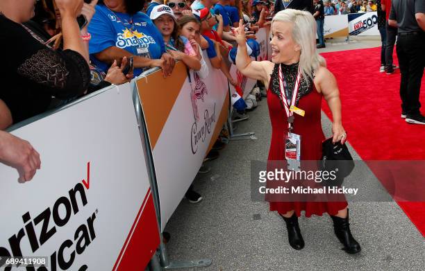 Terra Jole appears at Indy 500 at the Indianapolis Motor Speedway on May 28, 2017 in Indianapolis, Indiana.