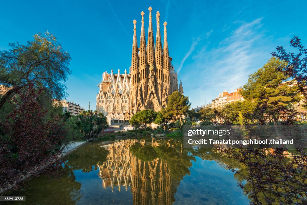 Sagrada Familia at Spain, Barcelona.