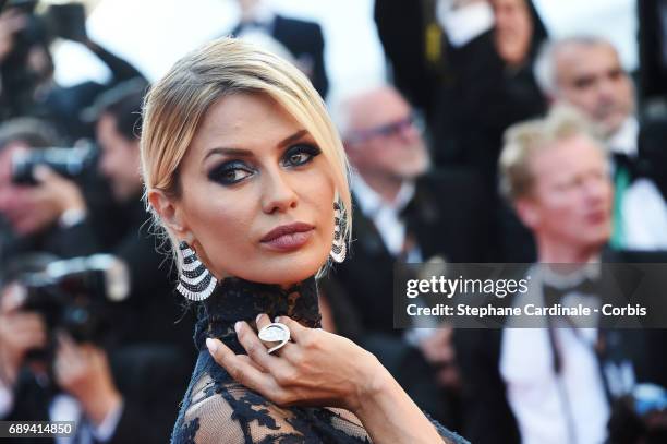 Victoria Bonya attends the Closing Ceremony during the 70th annual Cannes Film Festival at Palais des Festivals on May 28, 2017 in Cannes, France.