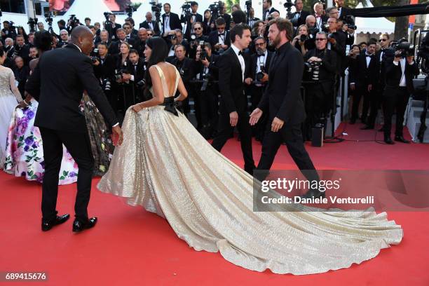 Fagun Thakrar attends the Closing Ceremony of the 70th annual Cannes Film Festival at Palais des Festivals on May 28, 2017 in Cannes, France.