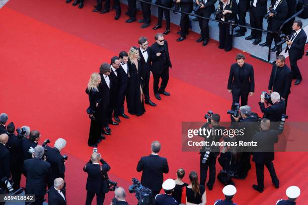 President of the Camera d'Or jury Sandrine Kiberlain, Camera d'Or jury members Fabien Gaffez, Patrick Blossie, Elodie Bouchez, Thibault Cartero and...