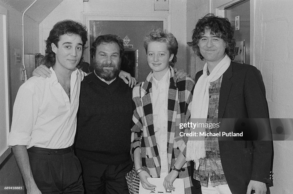 singer-songwriter Andrew Ridgeley of Wham!, concert promoter Harvey ...