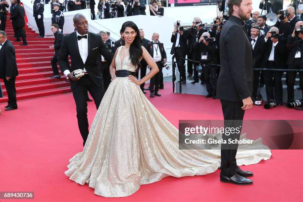 Fagun Thakrar attends the Closing Ceremony of the 70th annual Cannes Film Festival at Palais des Festivals on May 28, 2017 in Cannes, France.