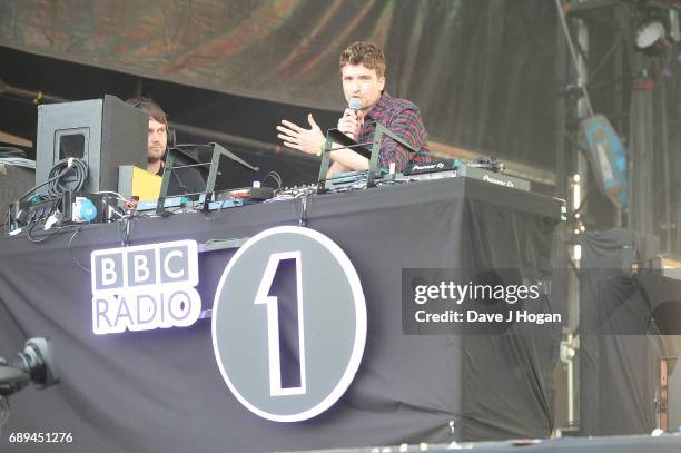 Greg James attends Day 2 of BBC Radio 1's Big Weekend 2017 at Burton Constable Hall on May 28, 2017 in Hull, United Kingdom.