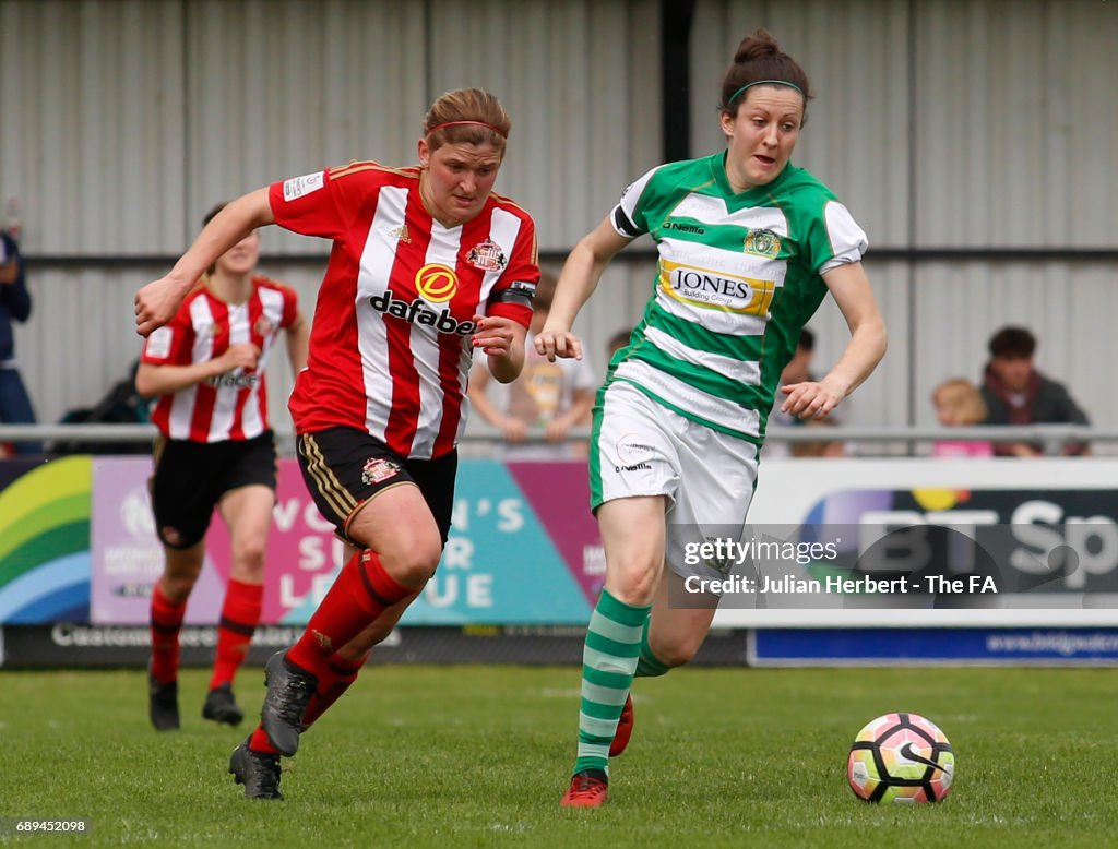 Yeovil Town Ladies v Sunderland AFC Ladies: WSL 1