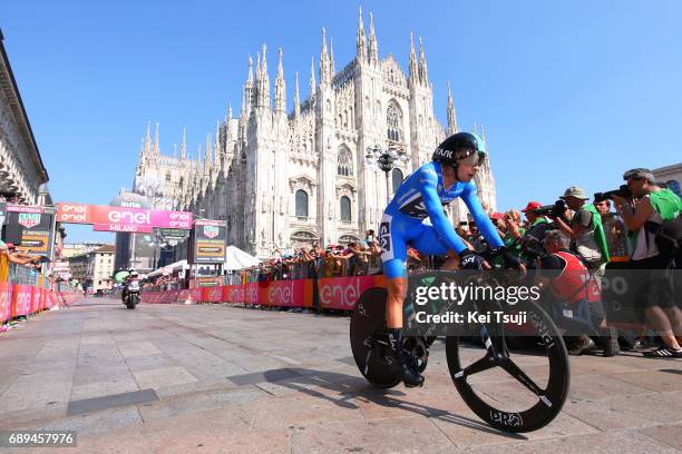 100th Tour of Italy 2017 / Stage 21 Arrival / Mikel LANDA MEANA Blue Mountain Jersey/ Monza-Autrodromo Nazionale - Milano-Duomo / Individual Time...