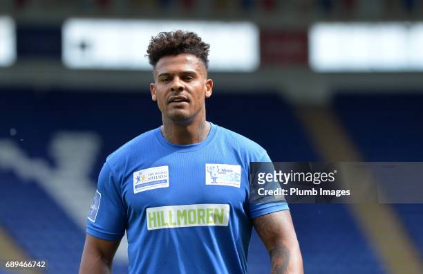 Kerry Katona's husband George Kay during the Celebrity Charity Football Match at King Power Stadium on MAY 28 , 2017 in Leicester, United Kingdom.