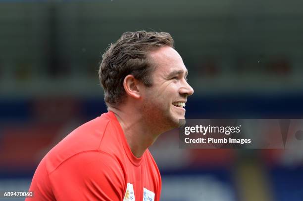 May 28: Katie Price's husband Kieran Hayler during the Celebrity Charity Football Match at King Power Stadium on May 28 , 2017 in Leicester, United...