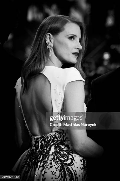 Jessica Chastain attends the Closing Cermony during the 70th annual Cannes Film Festival at Palais des Festivals on May 28, 2017 in Cannes, France.