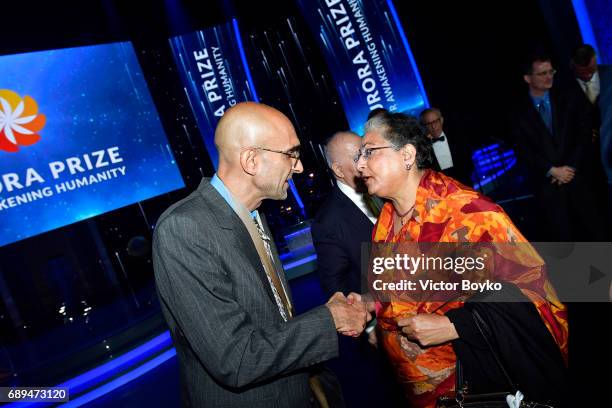 Aurora Prize Laureate Dr. Tom Catena and Former UN Special Representative of the Secretary General on Human Rights Defenders and Aurora Prize...