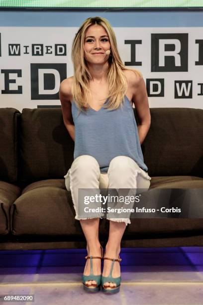 Diletta Leotta attends Wired Next Fest 2017 at Giardini Indro Montanelli on May 28, 2017 in Milan, Italy.
