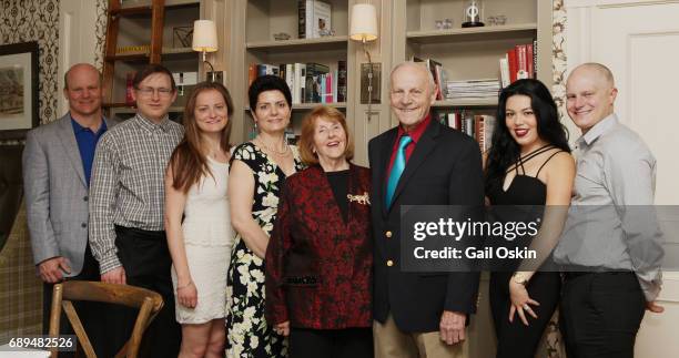 Clifford Washer, James Washer, Kristina Washer, Carol Washer, Virginia Comley, James F. Comley, Stefany Ornelas and Alex Washer attend A Special...