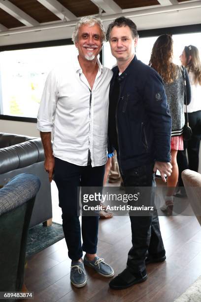 Hair stylist Ric Pipino and DuJour Media founder Jason Binn attend DuJour Media's Annual Memorial Day Kick-Off Party at Gurney's Montauk Resort and...