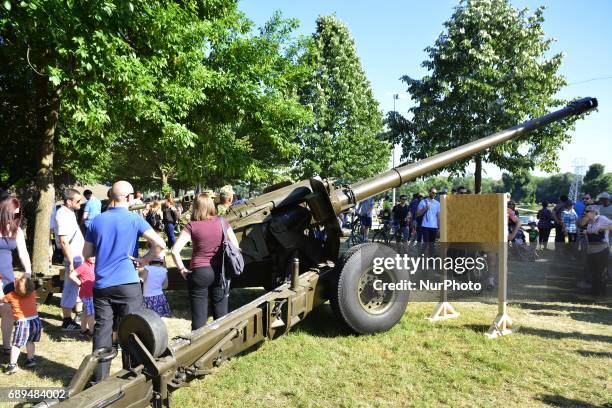 Celebration of 26th anniversary of the Croatian Armed Forces at Recreational Sports Center Jarun in Zagreb, Croatia on 28 May 2017.