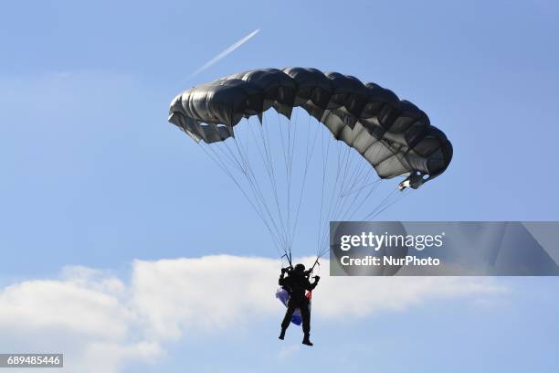 Celebration of 26th anniversary of the Croatian Armed Forces at Recreational Sports Center Jarun in Zagreb, Croatia on 28 May 2017.