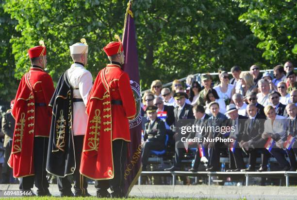 Celebration of 26th anniversary of the Croatian Armed Forces at Recreational Sports Center Jarun in Zagreb, Croatia on 28 May 2017.