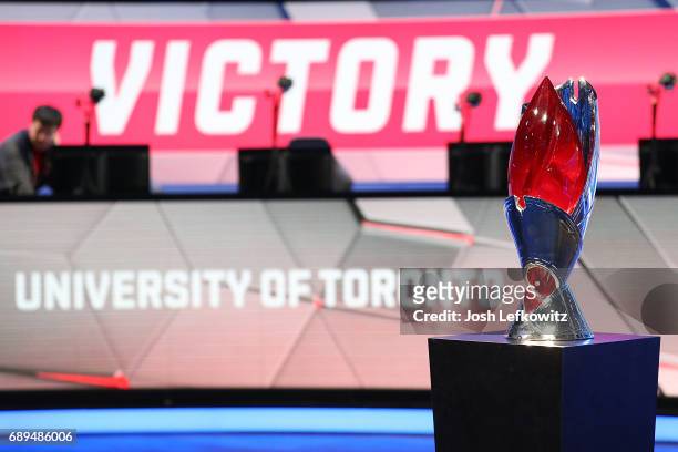 General view during the match between University of Torontoand Maryville University in the League of Legends College Championship at the NA LCS...
