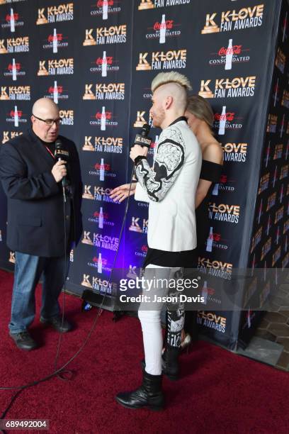 Singer-songwriter Colton Dixon is interviewed at the 5th Annual KLOVE Fan Awards at The Grand Ole Opry on May 28, 2017 in Nashville, Tennessee.