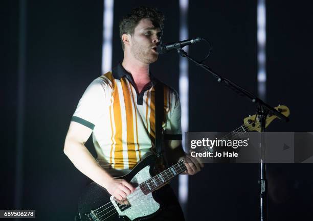 Mike Kerr of the band Royal Blood Day perform on stage on Day 2 of BBC Radio 1's Big Weekend 2017 at Burton Constable Hall on May 28, 2017 in Hull,...